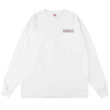 【STANDARD CALIFORNIA-スタンダード カリフォルニア】SD US Cotton Logo Long Sleeve T【WHT】