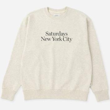 【Saturdays NYC/サタデーズ ニューヨークシティ】Bowery Miller Standard Sweatshirt【L. GRY