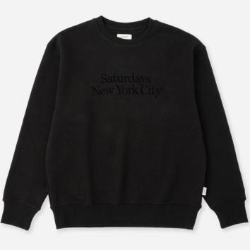 【Saturdays NYC/サタデーズ ニューヨークシティ】Bowery Miller Standard Sweatshirt【BLK