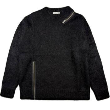 【UNDERCOVER PRE-アンダーカバープレ】Zipモヘアニット【BLK】