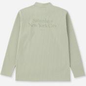 【Saturdays NYC GOLF/サタデーズ ニューヨークシティ ゴルフ】Waffle Mockneck LS【Y.GRN】