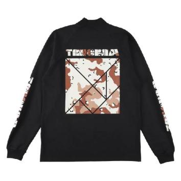 【TANGRAM-タングラム】CAMO LOGO AIR MOCKNECK TEE【BLK】