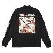 【TANGRAM-タングラム】CAMO LOGO AIR MOCKNECK TEE【BLK】