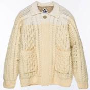 【PHENIX/フェニックス】AERO STILL MERINO WOOL GRADATION KNIT CARDIGAN【WHT】