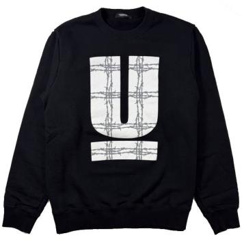 【UNDERCOVER-アンダーカバー】U&有刺鉄線 SWEAT【BLK】