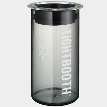 【TIGHTBOOTHPRODUCTION-タイトブースプロダクション】 LABEL LOGO CANISTER【BLK】