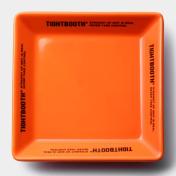 【TIGHTBOOTHPRODUCTION-タイトブースプロダクション】LOGO SQUARE PLATE【ORG】