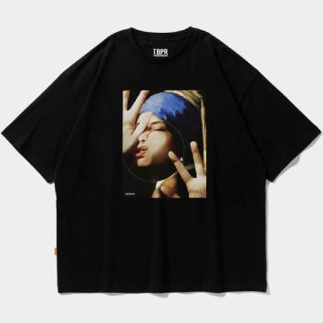 【TIGHTBOOTHPRODUCTION-タイトブースプロダクション】DISTORTION S/S T-SHIRT【BLK】