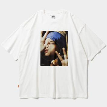 【TIGHTBOOTHPRODUCTION-タイトブースプロダクション】DISTORTION S/S T-SHIRT【WHT】