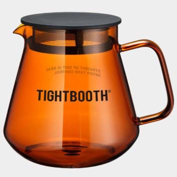 【TIGHTBOOTHPRODUCTION-タイトブースプロダクション】LABEL LOGO COFFEE POT【ORG】