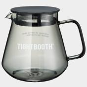 【TIGHTBOOTHPRODUCTION-タイトブースプロダクション】LABEL LOGO COFFEE POT【BLK】