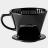 【TIGHTBOOTHPRODUCTION-タイトブースプロダクション】LOGO COFFEE DRIPPER【BLK】