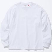 【COTTON RESEARCH CLUB-コットンリサーチクラブ】L/S Tubular T-Shirt【WHT】