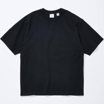 【COTTON RESEARCH CLUB-コットンリサーチクラブ】S/S Tubular T-Shirt【BLK】