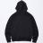 【COTTON RESEARCH CLUB-コットンリサーチクラブ】Loopwheel Terry Hoodie【BLK】