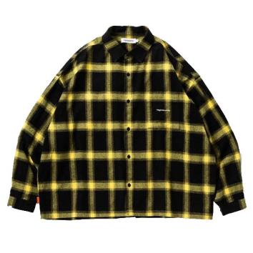 【TIGHTBOOTHPRODUCTION-タイトブースプロダクション】PLAID LS SHIRT