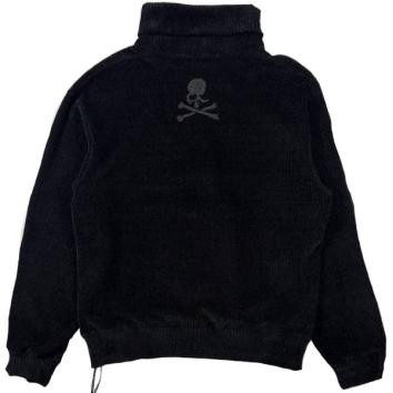 【mastermind JAPAN-マスターマインド ジャパン】CHENILLE TURTLENECK PULLOVER【BLK】
