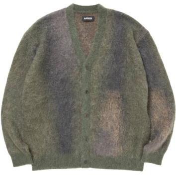 【ROTTWEILER/ロットワイラー】PATERNED CARDIGAN【GRN】