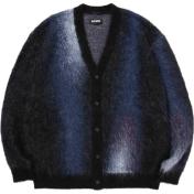 【ROTTWEILER/ロットワイラー】PATERNED CARDIGAN【NAVY】