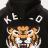 【KENZO-ケンゾー】'LUCKY TIGER' エンブロイダリー オーバーサイズ フーディー