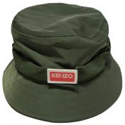 【KENZO-ケンゾー】Kenzo Paris Logo Crest Bucket Hat【D.KHAKI】