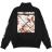 【TANGRAM-タングラム】CAMO LOGO HALF ZIP SWEAT【BLK】