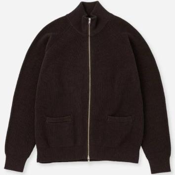 【Saturdays NYC/サタデーズ ニューヨークシティ】Henderson Zip Thru Knit【D.BRW】