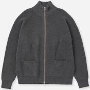 【Saturdays NYC/サタデーズ ニューヨークシティ】Henderson Zip Thru Knit【GRY】