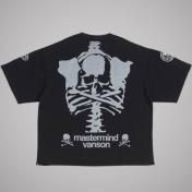 【MASTERMIND WORLD-マスターマインド ワールド】VANSON THERMAL SS TEE DAMAGED BOXY FIT