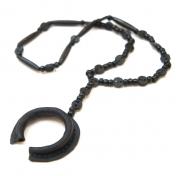 【RoosterKing&Co.-ルースターキング】BLK Leather Naja Necklace【Fix】