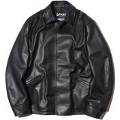 【eYe JUNYAWATANABE MAN-ジュンヤワタナベマン アイ】レザー SCHOTT Wネーム JACKET