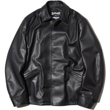 【eYe JUNYAWATANABE MAN-ジュンヤワタナベマン アイ】レザー SCHOTT Wネーム JACKET