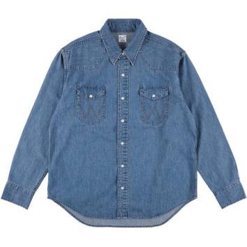 【STANDARD CALIFORNIA-スタンダード カリフォルニア】Wrangler SD Western Shirt VW【INDIGO】