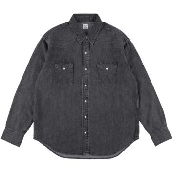 【STANDARD CALIFORNIA-スタンダード カリフォルニア】Wrangler SD Western Shirt VW【BLK】
