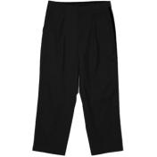 【BUENA VISTA-ブエナ ビスタ】 SIDE LINE TUCK SLACKS 【BLK】