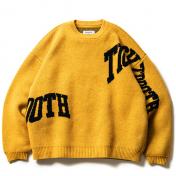 【TIGHTBOOTHPRODUCTION-タイトブースプロダクション】ACID LOGO KNIT SWEATER【MUST】