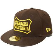 【STANDARD CALIFORNIA-スタンダード カリフォルニア】NEW ERA / SD 59Fifty Logo Cap【BRW】