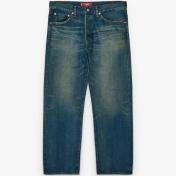 【JUNYAWATANABE MAN-ジュンヤワタナベマン】綿セルビッチデニム製品加工Levi's Wネームパンツ