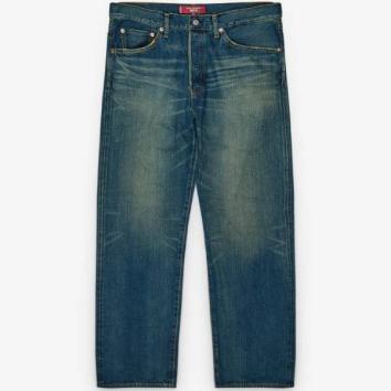 【JUNYAWATANABE MAN-ジュンヤワタナベマン】綿セルビッチデニム製品加工Levi's Wネームパンツ