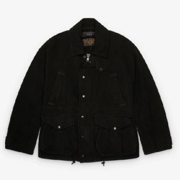 【JUNYAWATANABE MAN-ジュンヤワタナベマン】ウールアクリルツイル 製品染縮絨 FILSON Wネーム ブルゾン