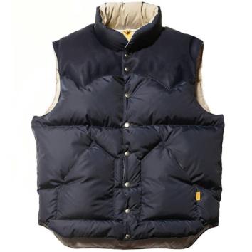【STANDARD CALIFORNIA-スタンダード カリフォルニア】Rocky Mountain Featherbed / SD Down Vest【NAVY】