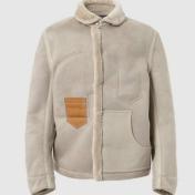 【JUNYAWATANABE MAN-ジュンヤワタナベマン】エステルボアムートン×レザージャケット