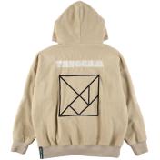 【TANGRAM-タングラム】LOGO FLEECE HOODIE【BEG】【販売方法指定商品】