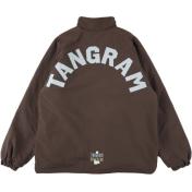 【TANGRAM-タングラム】GOLF CLUB FLEECE REVERSIBLE JACKET【CHOCO】