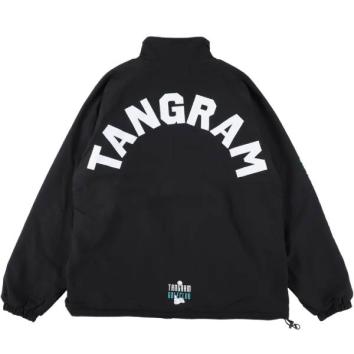 【TANGRAM-タングラム】GOLF CLUB FLEECE REVERSIBLE JACKET【BLK】