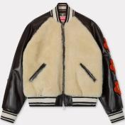 【KENZO-ケンゾー】【UNISEX】'Kenzo x Futura 2000' シアリング バーシティ ジャケット