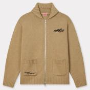 【KENZO-ケンゾー】'Kenzo x Futura 2000' ジップド ウール ニット カーディガン