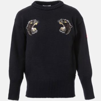 【eYe JUNYAWATANABE MAN-ジュンヤワタナベマン】梳毛天竺刺繍 Miller Rayner KNIT