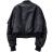 【TheSoloist-ソロイスト】two-way cropped bomber jacket.