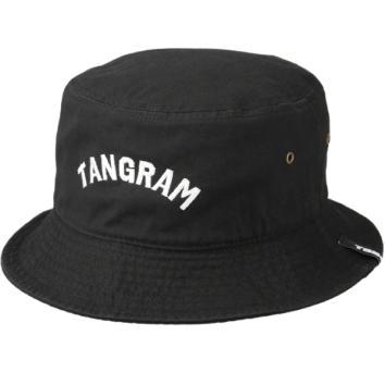 【TANGRAM-タングラム】ARCH LOGO BUCKET HAT【BLK】